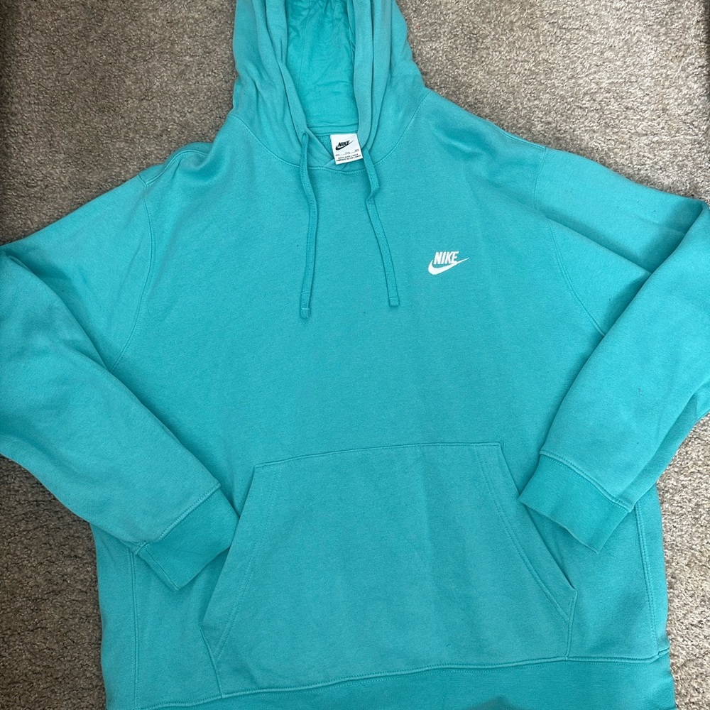 Turquoise nike men’s hoodie